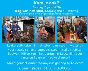 Mis zondag 7 juni niet en beleef samen met je kinderen een geweldige dag! Reserveer de datum alvast.