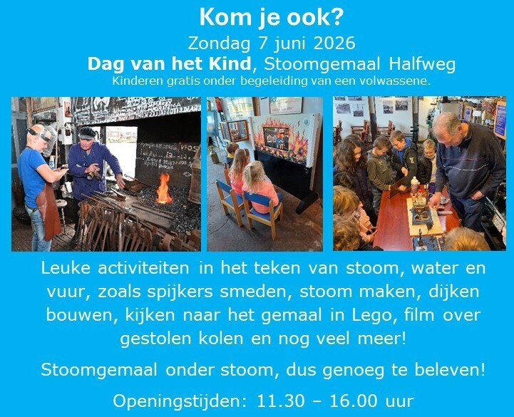 Mis zondag 7 juni niet en beleef samen met je kinderen een geweldige dag! Reserveer de datum alvast.